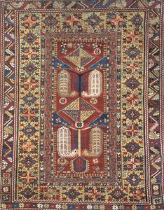 Close-up of a Melas prayer rug, Anatolia, Turkey by Turkish School