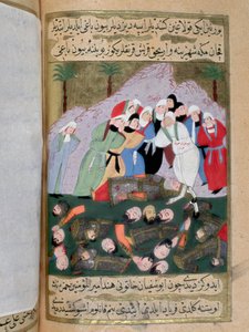 Hind and other Qraichite women prepare to maim the bodies of Muslims