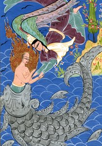 Jonah and the giant fish by Turkish School