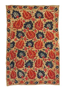 Ottoman Embroidered Hanging, Early 18th Century by Turkish School