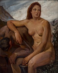 Adam and Eve by Ubaldo Oppi
