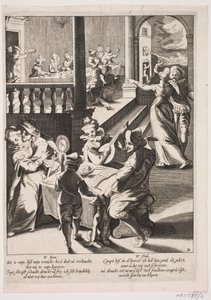 The Prodigal Son Feasting with Harlots by Ubekendt