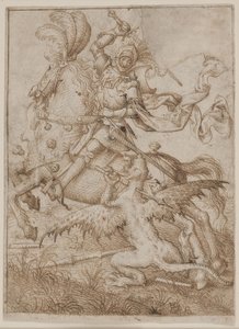 Saint George Killing the Dragon by Ubekendt