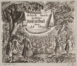 Frontispiece to Adam Olearius, 