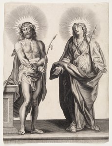 Jesus and Mary by Ubekendt