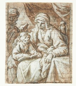 Mary Reading with Anna and Joachim