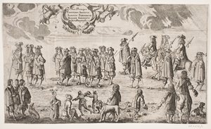 Procession for the Inauguration of Kiel University. Plate 11 by Ubekendt