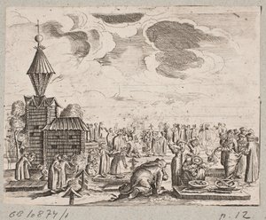 Russian Clergy at a Graveyard