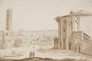 S. Maria in Cosmedien and the Temple of Vesta in Rome