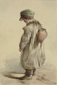 Peasant Boy with a Jug on His Back by Ubekendt KKSgb7508 KKSgb7512
