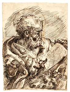 St Luke Contemplating His Portrait of the Madonna and Child