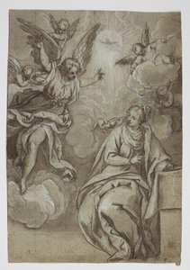 The Annunciation by Ubekendt Ubekendt