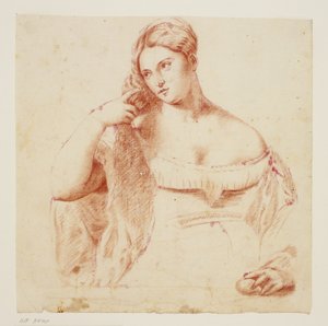 Young Woman at Her Toilet by Ubekendt Ubekendt