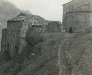 Abbey of San Pietro al Monte, Civate, Lombardy, Italy, circa 1910 by Ugo Monneret de Villard