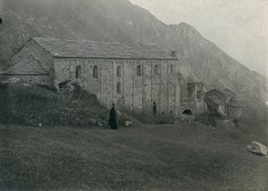 Abbey of San Pietro al Monte, Civate, Lombardy, Italy, circa 1910 by Ugo Monneret de Villard