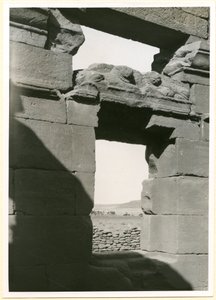 Architrave in temple, Naqa, Sudan by Ugo Monneret de Villard