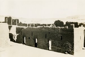 Lodging in Lower Terracing of Monastery of St Simeon, Aswan, Egypt by Ugo Monneret de Villard