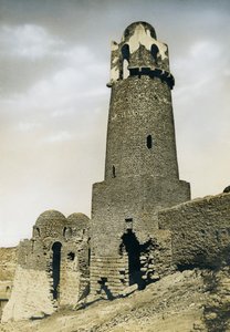 Minaret of al-Mashhad al-Bahari, near Aswan, Egypt by Ugo Monneret de Villard
