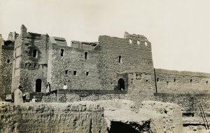 Monastery of St Simeon after Restoration, Aswan, Egypt by Ugo Monneret de Villard