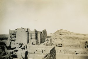 Monastery of St Simeon during Restoration, Aswan, Egypt