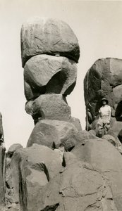 Rocks in Goz Regeb, Sudan, circa 1925 by Ugo Monneret de Villard