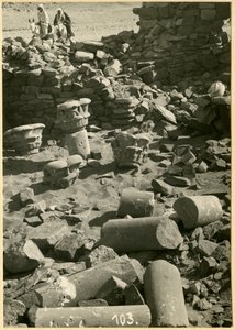 Ruins of Medieval Church of Serreh, Sitte Gasma, Sudan by Ugo Monneret de Villard