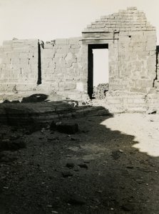 Ruins of Temple, Qasr Ibrim, Egypt by Ugo Monneret de Villard