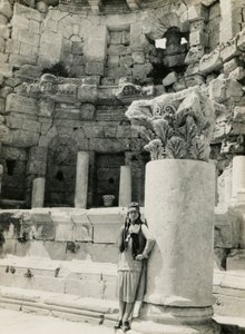 The Nymphaeum, Greek-Roman City of Gerasa (Today Jerash) by Ugo Monneret de Villard