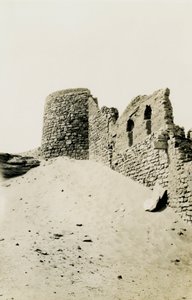 Tower of Monastery of St Simeon, Aswan, Egypt by Ugo Monneret de Villard