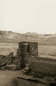 Western Tower of Monastery of St Simeon, Aswan, Egypt by Ugo Monneret de Villard