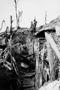 A lookout in the trenches of Calvario di Podgora by Ugo Ojetti