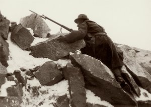 Sentry duty on Adamello during World War I by Ugo Ojetti
