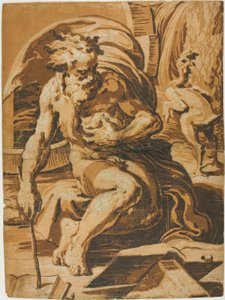 Diogenes by Ugo da Carpi