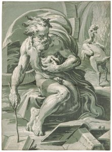 Diogenes by Ugo da Carpi