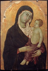 Virgin and Child, Painting on wood by Ugolino di Nerio by Ugolino di Nerio
