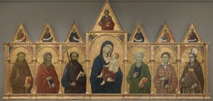 Virgin and Child with Saints Francis, Andrew, Paul, Peter, Stephen and Louis of Toulouse
