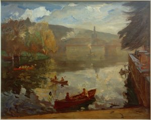 The Havel near Potsdam by Ulrich Hubner