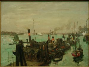 In the Hamburg Harbor