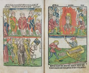 Jan Hus Burnt at the Stake at the Council of Constance, from 