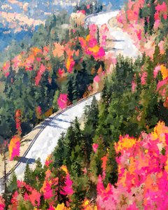 Vibrant Autumn Journey by Uma Gokhale