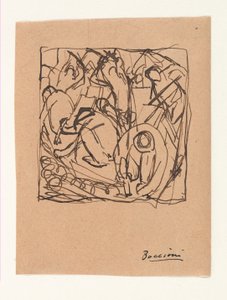 Composition Study for "The Street Pavers"
