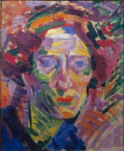 Portrait of Woman or Portrait of Countess Casanova by Umberto Boccioni