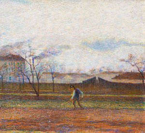 Peasant Working by Umberto Boccioni