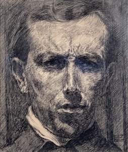 Self-Portrait by Umberto Boccioni