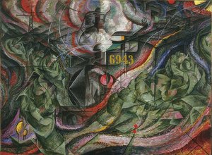 States of Mind I: The Farewells. 1911 by Umberto Boccioni