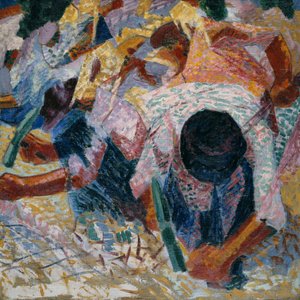 The Street Pavers by Umberto Boccioni