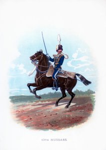 13th Hussars, 1889 by Unbekannt