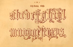 16th Century Gothic, 1862 by Unbekannt