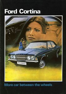 1972 Ford Cortina Mk3 sales brochure cover by Unbekannt