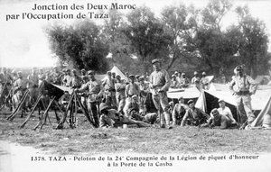 24th company of the French Foreign Legion, Taza, Morocco, 1904
